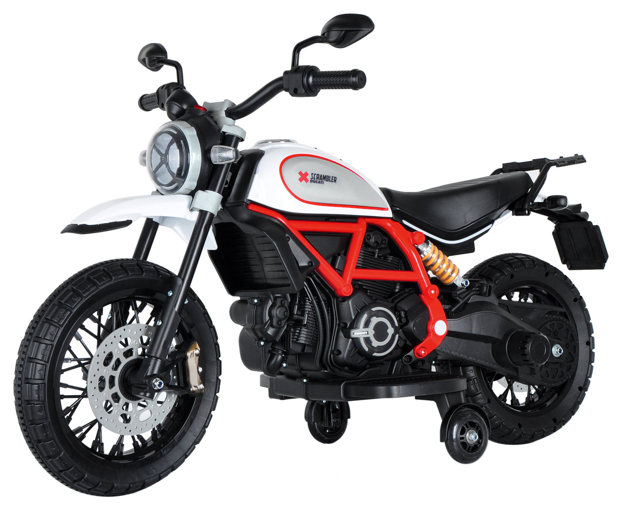Moto Electrique pour Enfants Scooter 6 V à 3 Roues Charge max.:25 kg Bleu
