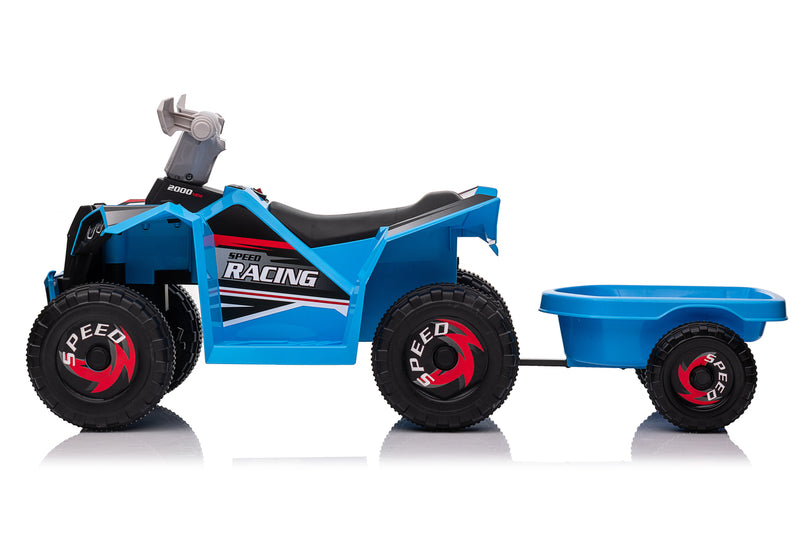 Quad Buggy Electrique pour Enfant 6 V 4,5 Km-H MAX Voiture pour Enfants de  3 Ans+ Bleu - Costway