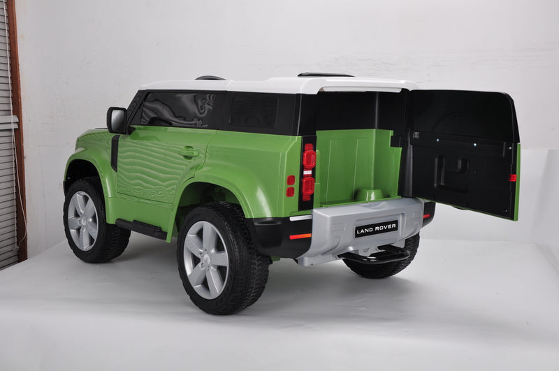 Landrover Defender voiture électrique pour enfants vert