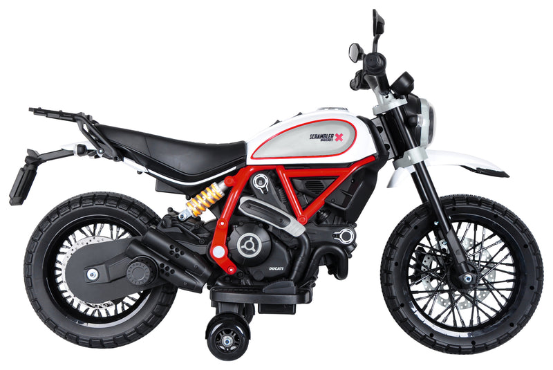 Jouet Moto électrique Ducati Scrambler 6V pour les enfants dès 2