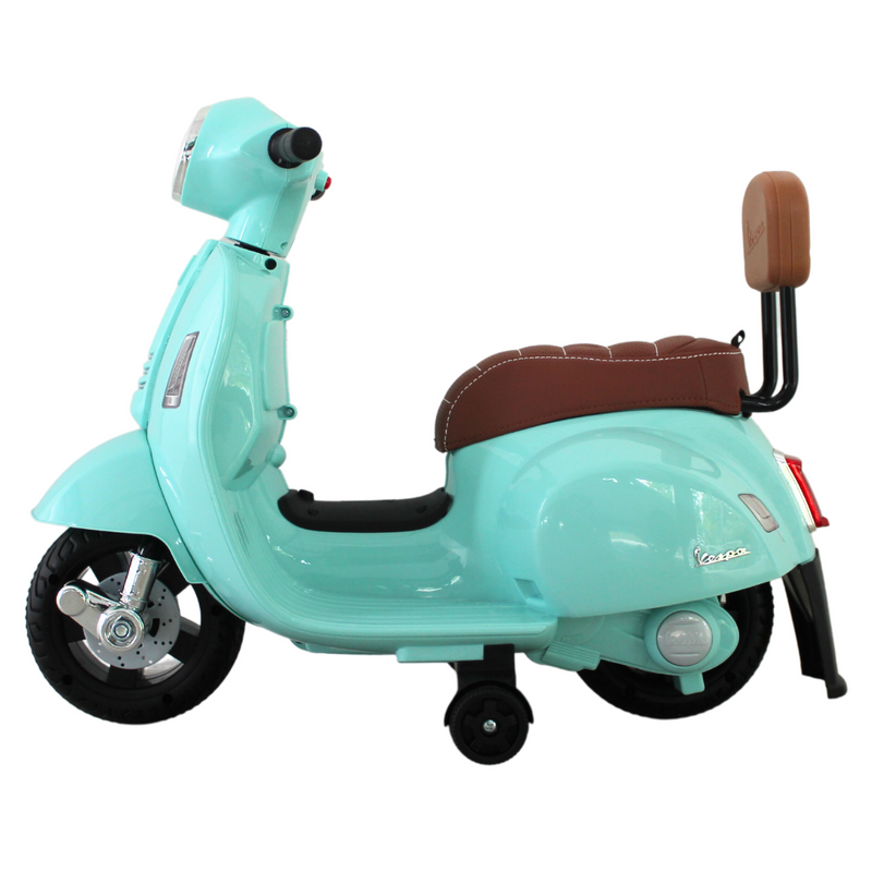 Piaggio Vespa Mini Scooter Électrique Pour Enfants 6V - Sarcelle
